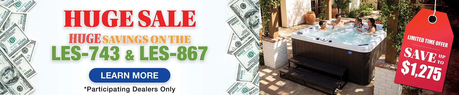 Calspas hot tub being used in a family setting - Duvall
